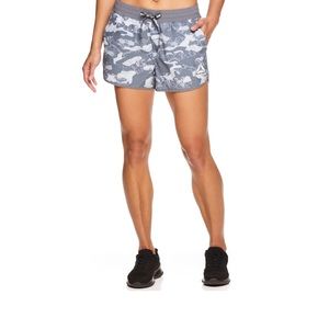 Reebok Womens Printed Essential Running Short with Pockets, Size XXL